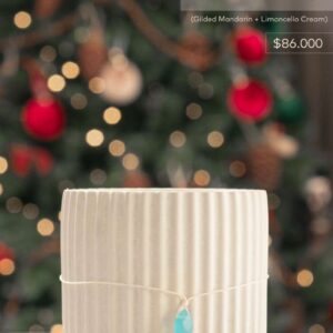 Vela Diciembre Dorado