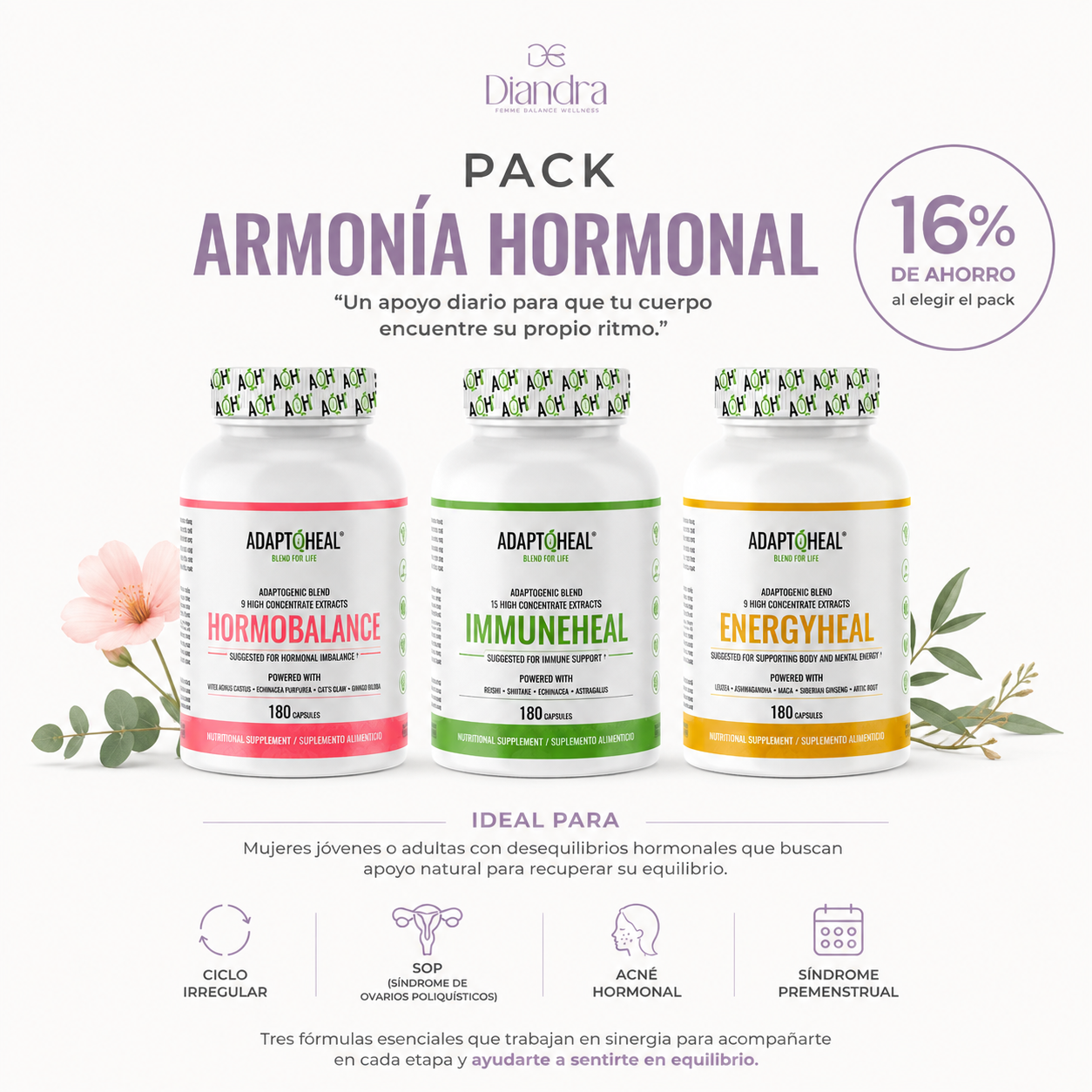 PACK ARMONÍA HORMONAL