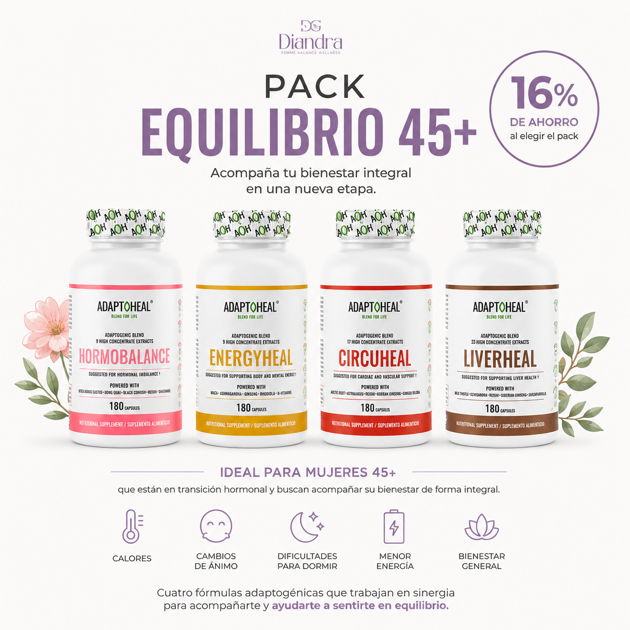 PACK EQUILIBRIO 45+