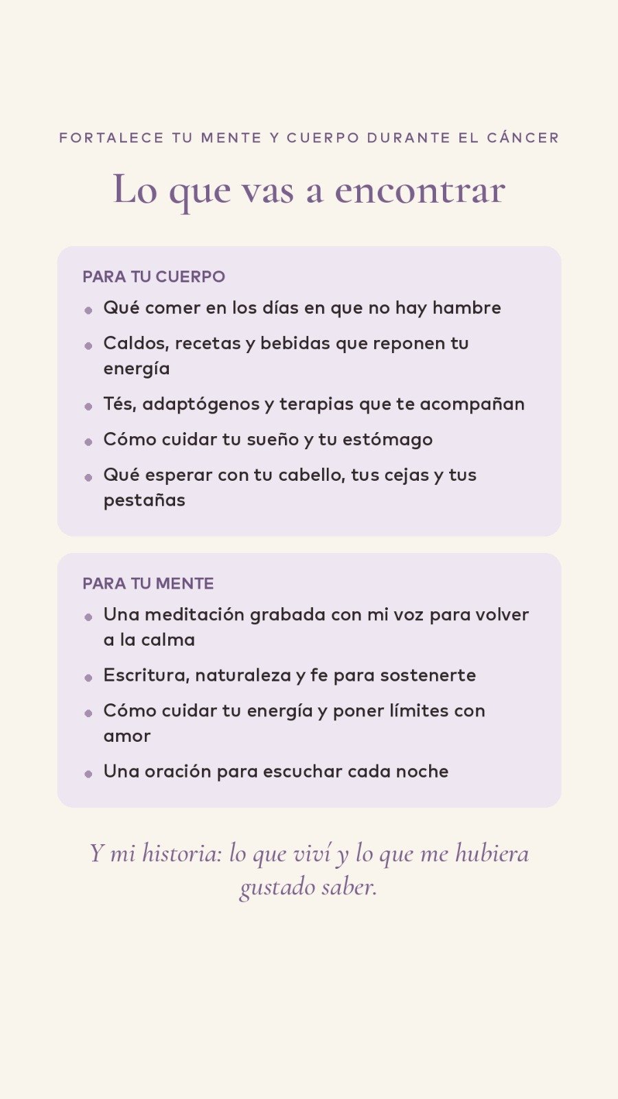 Fortalece tu mente y cuerpo durante el cáncer - Imagen 2